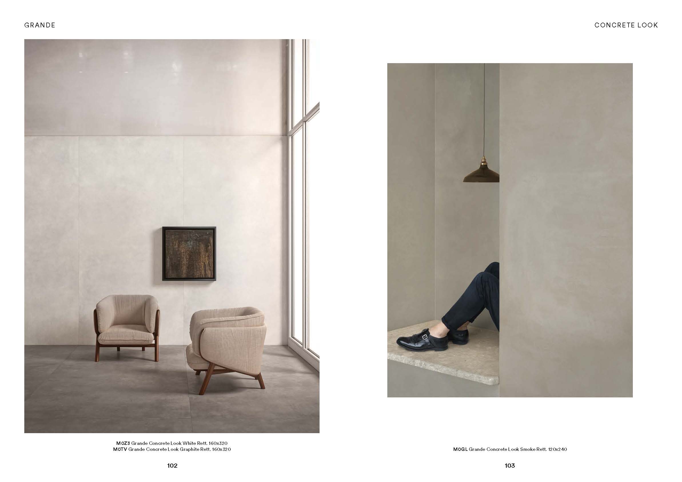 Large dimension. Grande - Marazzi.Carrelages en GRES CERAME. Made in Italy